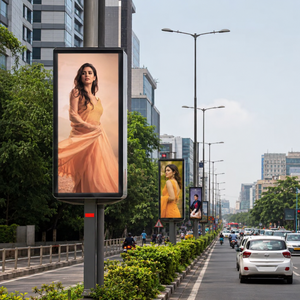 Pole Kiosk Advertising